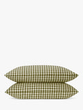 Piglet in Bed Gingham Linen Blend duvet cover, imported from the UK