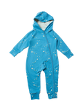 Little Green Radicals Baby Dawn Adaptive Reversible Hooded Snuggle Suit, Blue/Multi - McGrocer