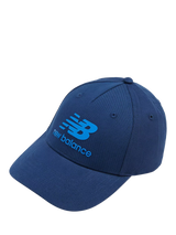 New Balance Kids' Stacked Logo Baseball Cap Nb Navy