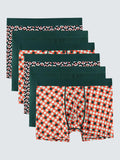 Justwears Pro Boxers Pack Of 6 Graphic Geos Collection