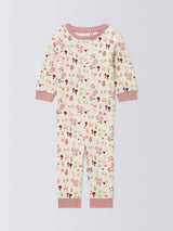 John Lewis Baby Mushroom Pyjamas Natural Cotton