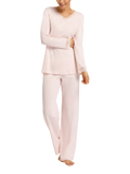 Hanro Moments long pyjama set, UK version