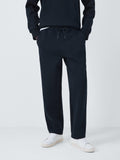 Scuba Fabric Joggers in Dark Sapphire with Elasticated Waistband and Pockets