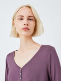 John Lewis Wide Leg Modal Henley Pyjama Set, UK version