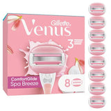 Venus Comfortglide Spa Breeze Razor Blades 8 Pack