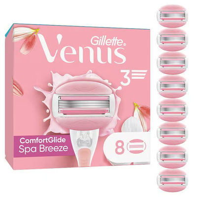 Venus Comfortglide Spa Breeze Razor Blades 8 Pack