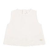 Chloé Kids Floral Embroidered Blouse 6-36 Months