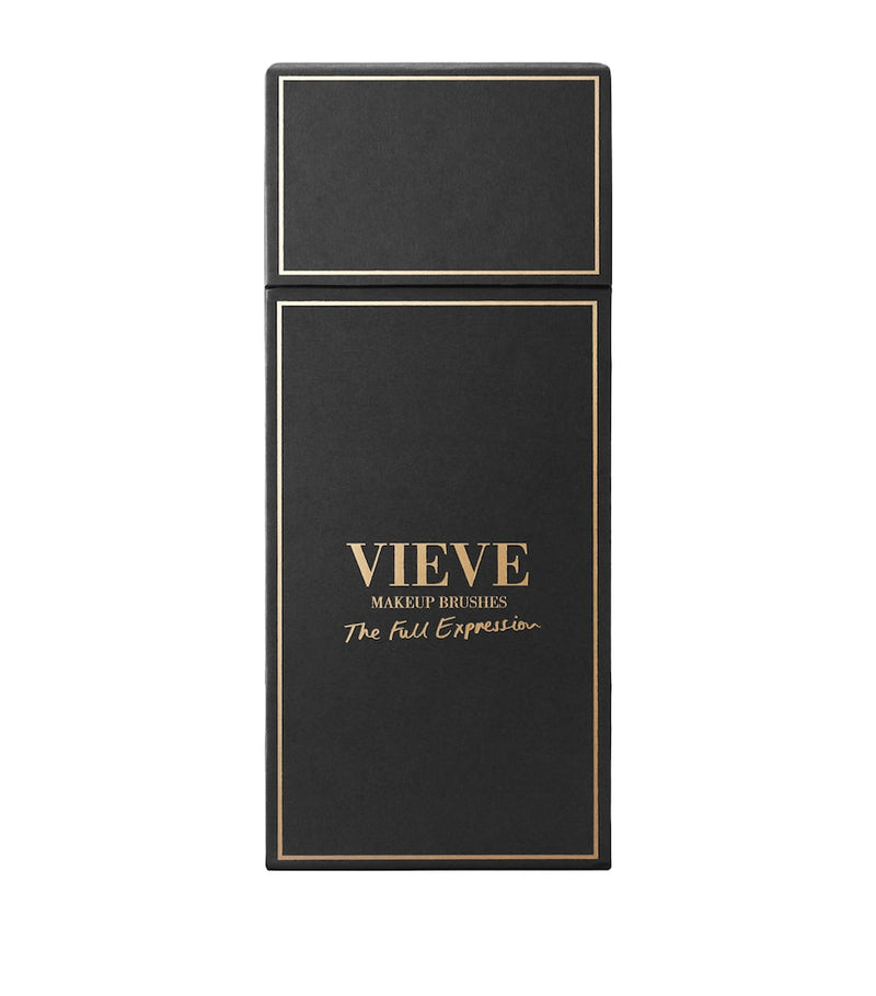 Vieve 14-piece makeup brush set with luxury canister (British brand)