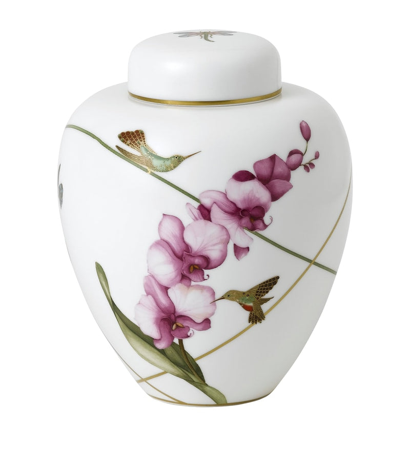 Wedgwood Hummingbird Lidded Vase (15cm)