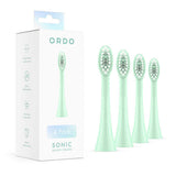 Ordo Sonic Brush Head Mint Green Sage 4 Pack