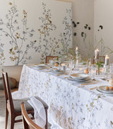 Alexandre Turpault Linen Botanical Tablecloth (170cm x 380cm)