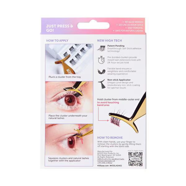 Kiss Falsies Press-On-Lash Kit #02 - British product