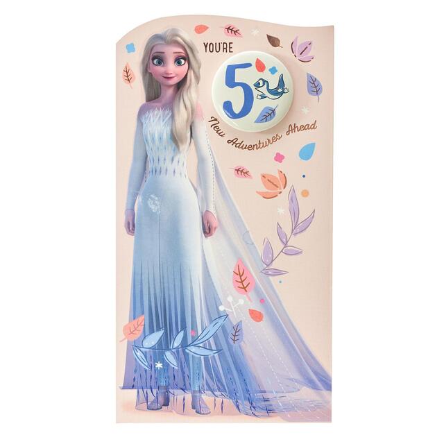 Disney Frozen 5th Birthday Card - McGrocer