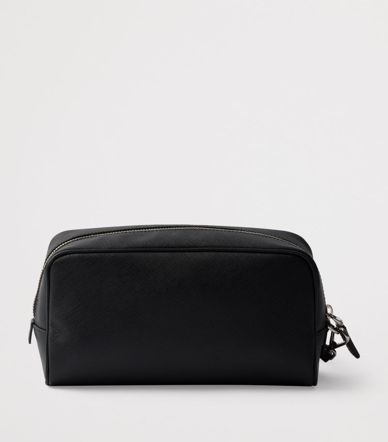Prada Saffiano Leather Triangle Pouch