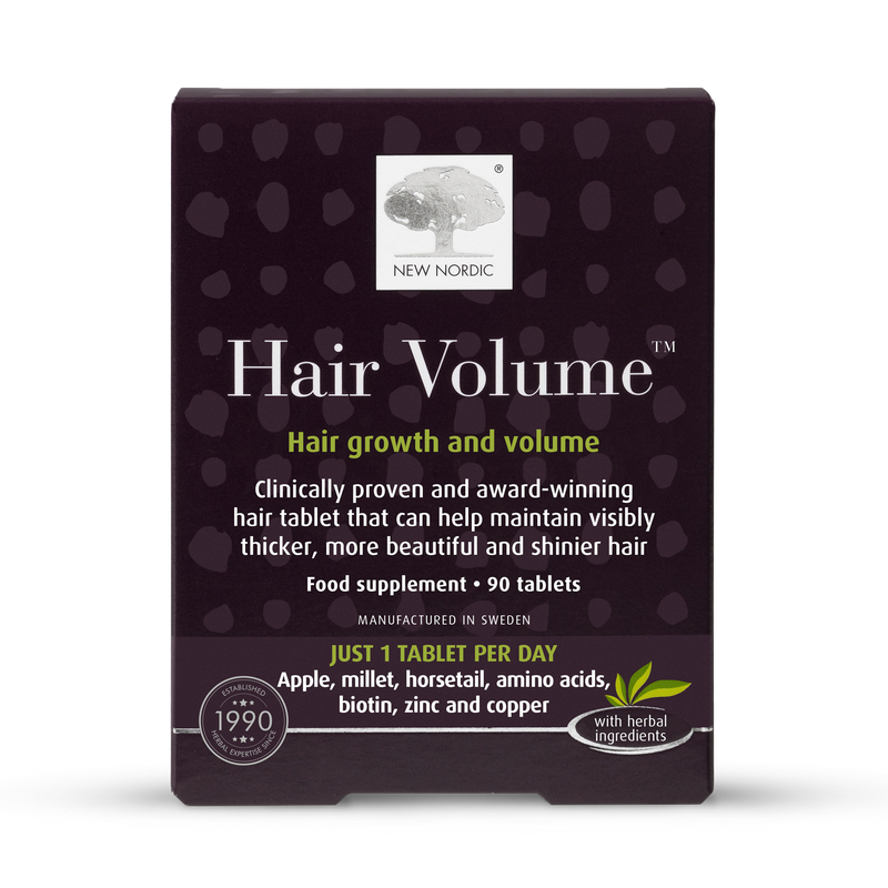 New Nordic Hair Volume Tablets 90 count imported from the UK