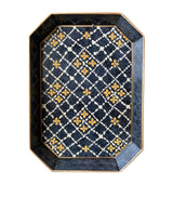 Les Ottomans Iron Mosaic Decorative Tray 43cm x 30cm