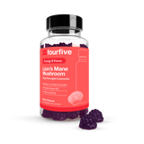fourfive Focus & Energy Lion's Mane 4000mg 60 Berry Gummies