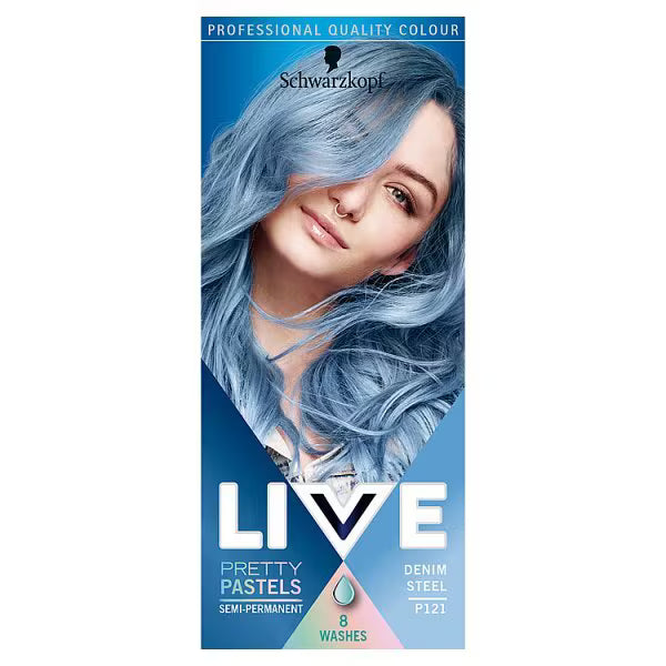 DNR Blue Semi Permanent Hair Dye Tube - British product