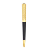 Women's Ballpoint Pen with Natural Lacquer and Palladium, Slender Quill-Shaped Design