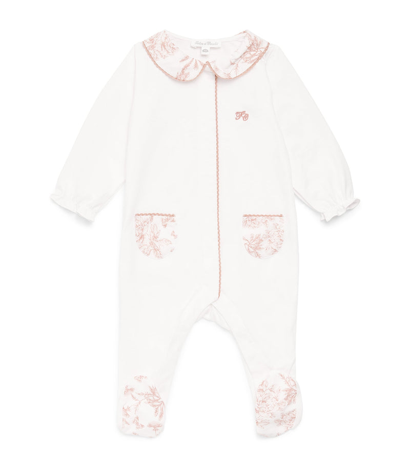 Tartine et Chocolat cotton embroidered all-in-one 0-24 months (British brand)
