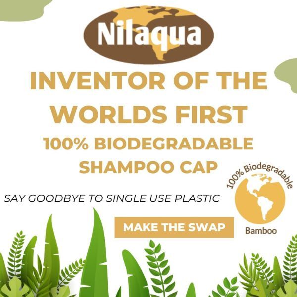 Nilaqua shampoo wrap oat milk honey, imported from the UK