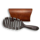 Detangling Brush Bronze plastic body with wallet imported from the UK
