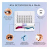 DNR Kiss Falscara individual lashes Starter Kit 36 wisps - British product
