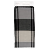Superdrug black check scarf 180 by 64cm (British brand)