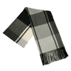 Superdrug black check scarf 180 by 64cm (British brand)