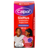 Calpol strawberry flavour paracetamol suspension 80ml - British product