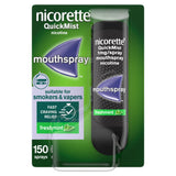 Nicorette QuickMist mouth spray in fresh mint flavour, 13.2ml, imported from the UK