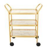 Kaymet Triple Tier Dinks Serving Trolley
