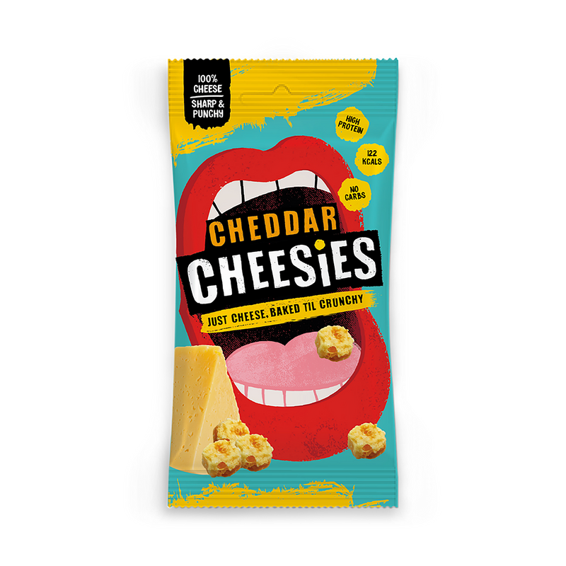 Cheesies Cheddar Crunchy Popped Cheese 60g