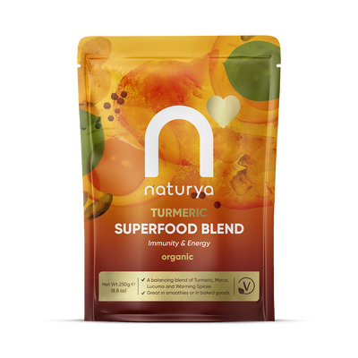 Naturya Organic Turmeric Superblend 250g Healthy Powder