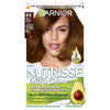 Garnier Nutrisse permanent hair dye 4.3 Dark Golden Brown, UK version