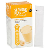 Superdrug Slenderplan Meal Replacement Shake Banana x10 GOODS Superdrug