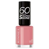 Rimmel London 60 Seconds Super Shine Nail Polish Preppy In Pink