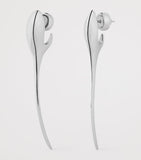 Givenchy spike silver-tone drop earrings, UK version