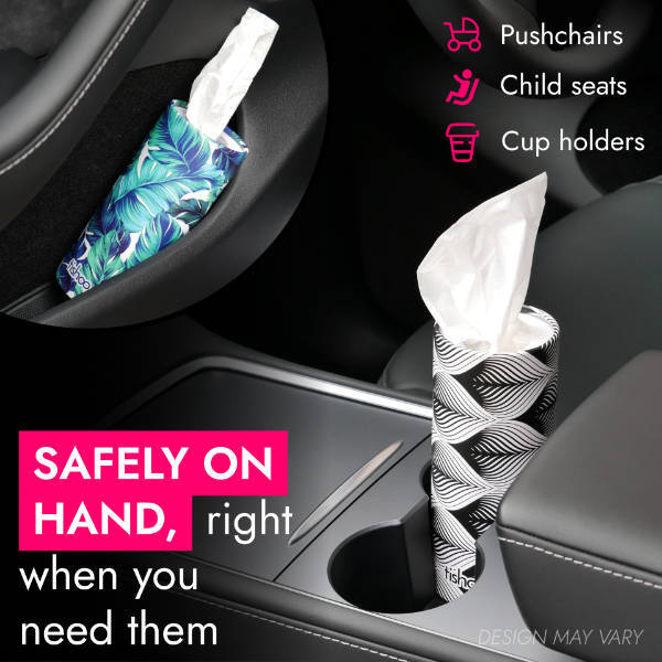 tishoo Tissues with Hyaluronic Acid, Grey/Tiles 4 tubes GOODS Superdrug