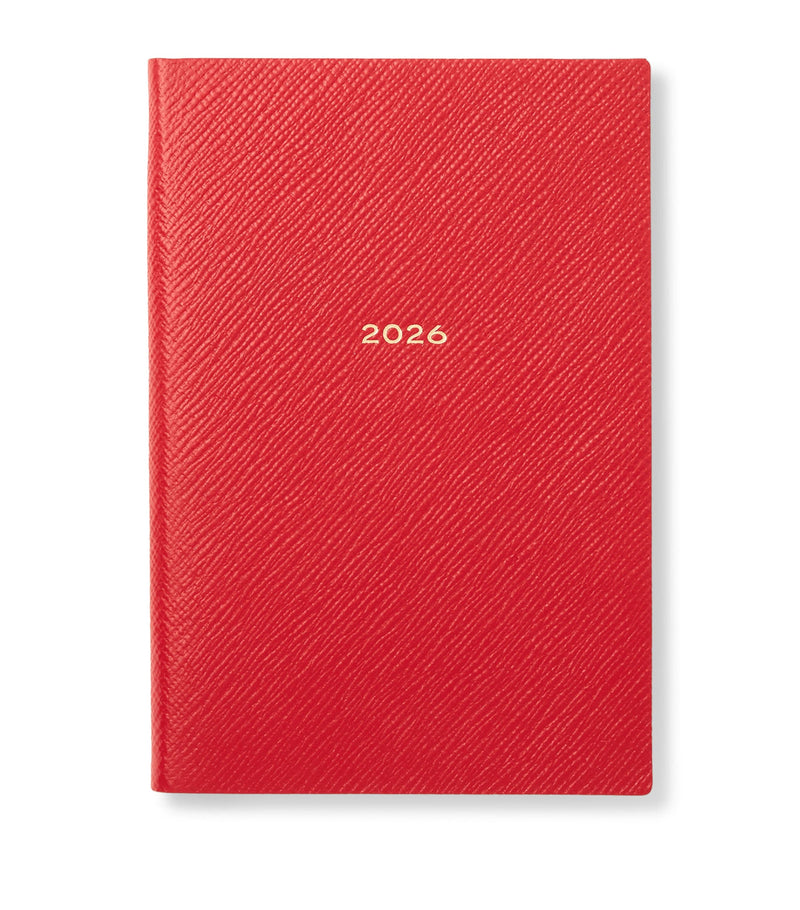 Smythson Grained Lamamskin Chelsea Diary 2026 (British brand)