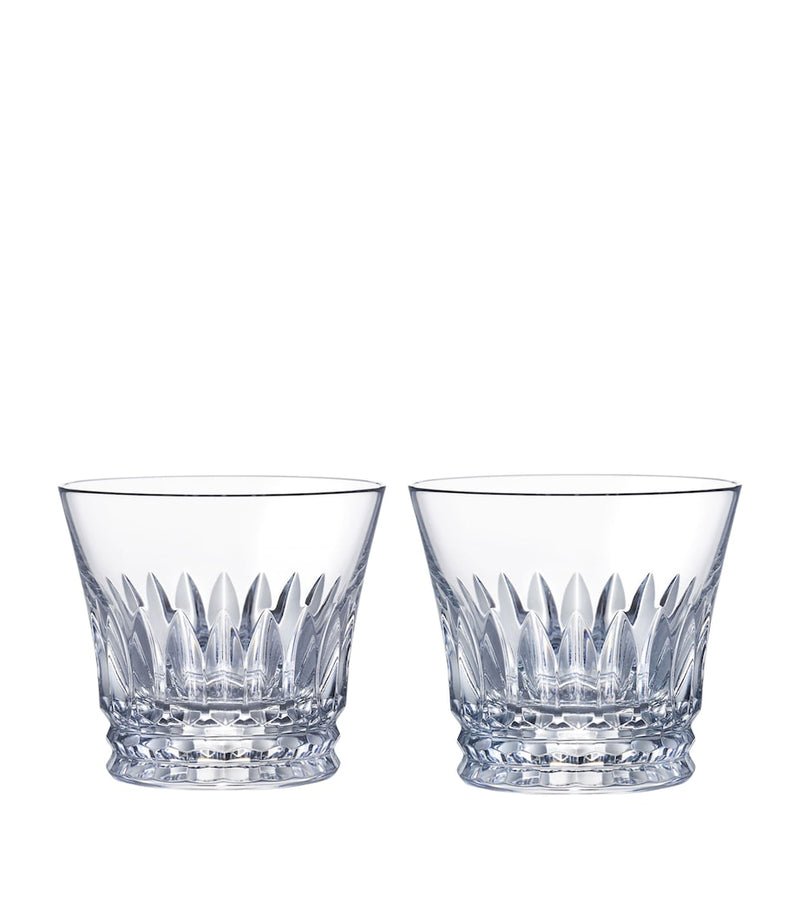 Baccarat Tiara Everyday crystal tumblers set of 2 250ml - British product
