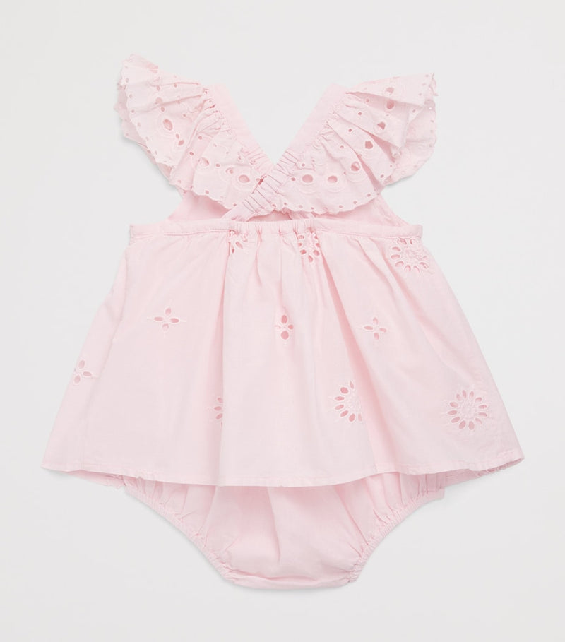 Louise Misha baby romper Broderie Anglaise 3-18 months, UK version