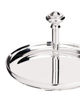 Silver-Plated Two-Tier Pastry Stand for Cakes and Pastries