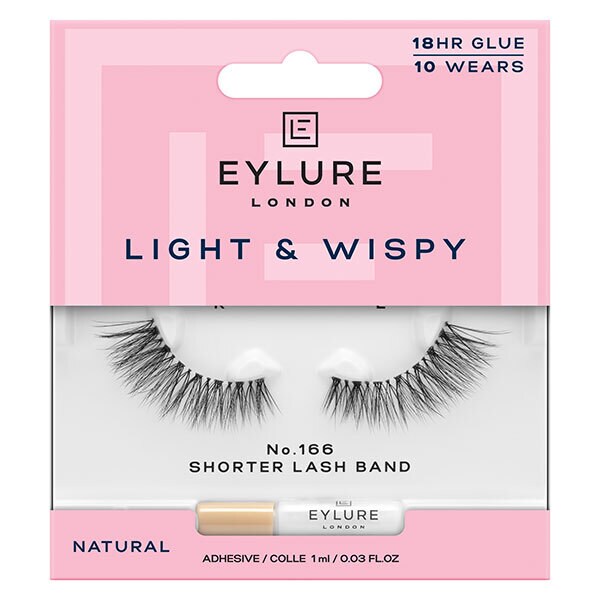 Eylure False Eyelashes Light and Wispy No.166 - British product