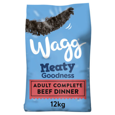 Wagg beef dinner dog food 12kg (British brand)