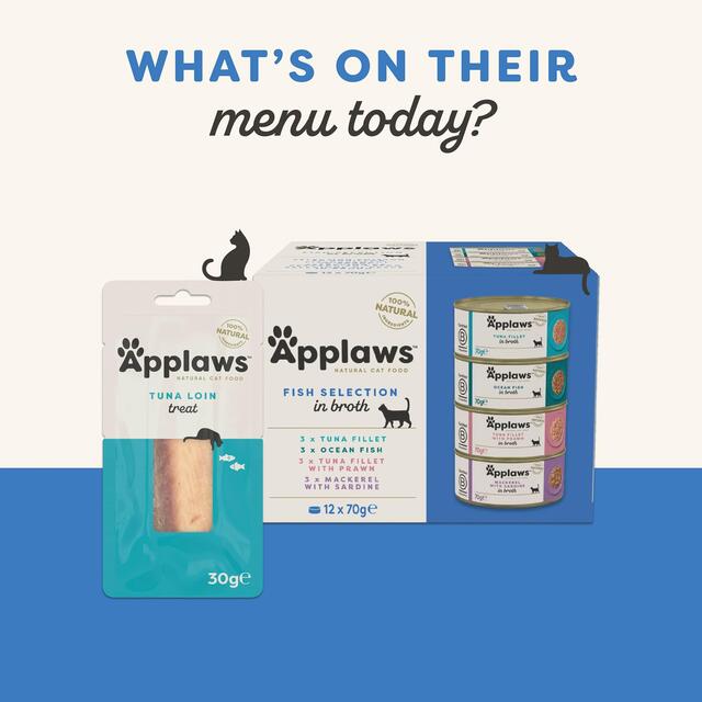 Applaws Cat Treat Tuna Loin Plain 30g - McGrocer