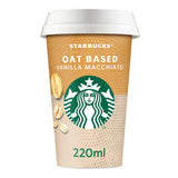 Starbucks Oat Based Vanilla Macchiato Plant Based Iced Coffee GOODS ASDA