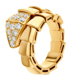 Bvlgari Serpenti Scaglie ring yellow gold and diamond - British product