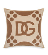 Dolce&Gabbana Casa Wool-Silk-Cashmere Logo Cushion 50cm x 50cm