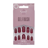 Elegant Touch Core Polish Black Cherry False Nails - McGrocer